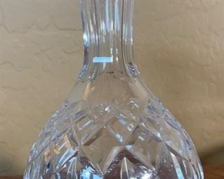 Waterford Crystal Lismore Carafe Decanter #2 Reverse Pattern 8.75in H