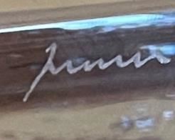 Mats Jonasson Crystal Fish Paperweight Salmon 5x7x1.75in HxWxD