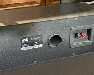 PSB Alpha Center Channel Speaker 6 x 17 x 8.5 in