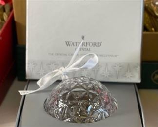 Waterford Crystal 2000 Time Square Ball Ornament in Box
