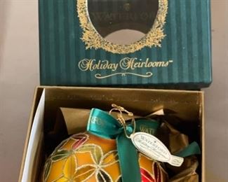 Waterford Starburst Ball Christmas Ornament