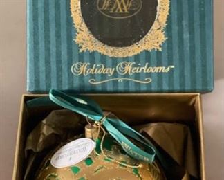 Waterford Peacock Grande Ball Christmas Ornament