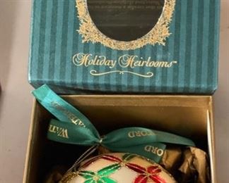 Waterford Killeen Ball Christmas Ornament