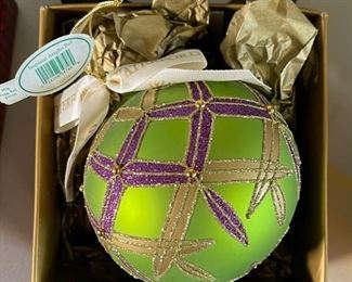 Waterford Imperial Araglin Ball Christmas Ornament