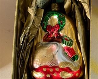 Waterford Not a Creature Was Stirring Christmas Ornament