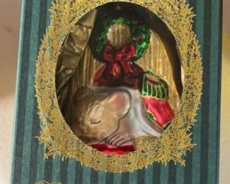 Waterford Not a Creature Was Stirring Christmas Ornament