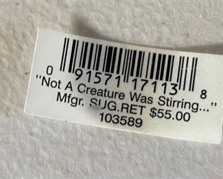 Waterford Not a Creature Was Stirring Christmas Ornament