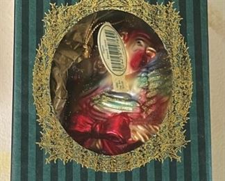 Waterford Three French Hens Christmas Ornament 12 days of Christmas