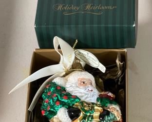 Waterford Christmas Eve Santa Christmas Ornament