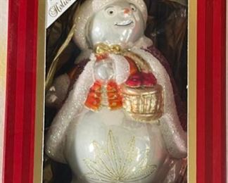 Waterford Anniversary Snow Lass Skater Christmas Ornament