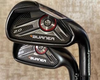 TaylorMade Burner 2.0 Irons 4-9 PW & AW Iron Set Golf Clubs