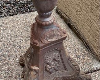 4.5ft Cast Iron Candle Stand 56 in high