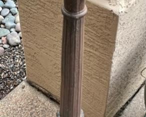 4.5ft Cast Iron Candle Stand 56 in high