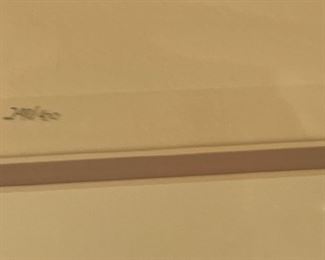 Signed Litho Marianne Wieland City Moose Framed Print 248/400 art 14.25x24.25in HxWxD