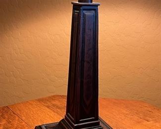 Bronze Mission Slag Table Lamp Single 23in H x 14in Diameter