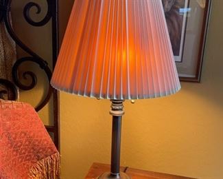 Metal Column Table Lamp 28.25x 7.25