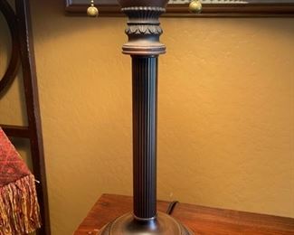 Metal Column Table Lamp 28.25x 7.25