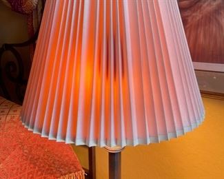 Metal Column Table Lamp 28.25x 7.25