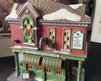 Dept. 56 Molly O’Briens Irish Pub Christmas in the City Series Department #56.58952 in Original Box 8 x 6.5 x 6.5in HxWxD