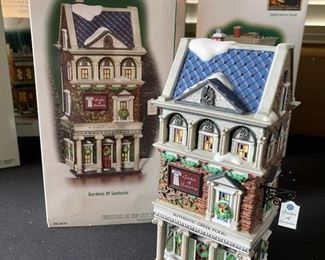 Dept. 56 Gardens of Santorini Christmas in the City Series Department #56.59239 in Original Box 9 x 4 x 3.25in HxWxD