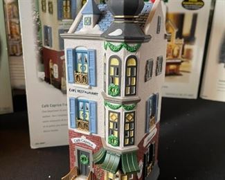 Dept. 56 Café Caprice French Restaurant Christmas in the City Series Department #56.58882 in Original Box 10.5 x 3.75 x 4.5in HxWxD