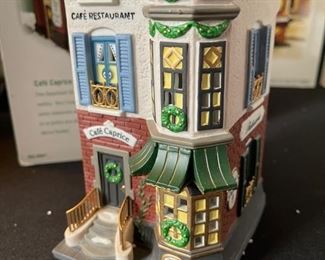 Dept. 56 Café Caprice French Restaurant Christmas in the City Series Department #56.58882 in Original Box 10.5 x 3.75 x 4.5in HxWxD