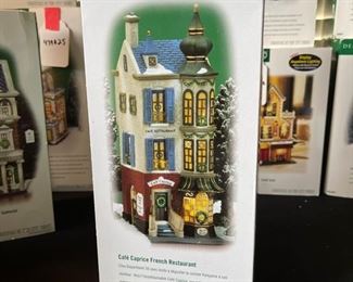 Dept. 56 Café Caprice French Restaurant Christmas in the City Series Department #56.58882 in Original Box 10.5 x 3.75 x 4.5in HxWxD