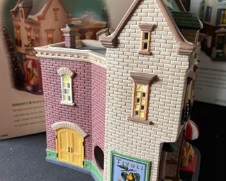 Dept. 56 Johnson’s Grocery & Deli Christmas in the City Series Department #56.58886 in Original Box 9 x 7.25 x 6in HxWxD