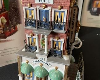 Dept. 56 Paramount Hotel Christmas in the City Series Department #56.58911 in Original Box 13 x 6 x 5.5in HxWxD