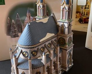 Dept. 56 Christmas in the City Series Old Trinity Church Department #56.58940 in Original Box 11 x 5.5 x 8.5in HxWxD