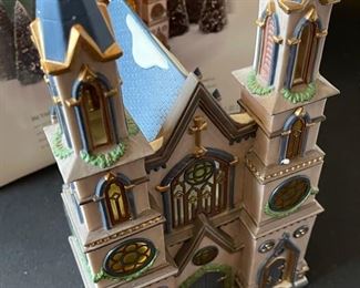 Dept. 56 Christmas in the City Series Old Trinity Church Department #56.58940 in Original Box 11 x 5.5 x 8.5in HxWxD