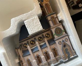 Dept. 56 Christmas in the City Series Old Trinity Church Department #56.58940 in Original Box 11 x 5.5 x 8.5in HxWxD