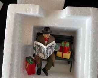 6pc Dept. 56 Christmas in the City Series. City taxi, 1919 Ford model T, city police car, radio city Rockettes, dressed for success, rest ye Merry gentlemen