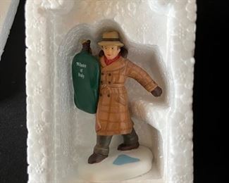 6pc Dept. 56 Christmas in the City Series. City taxi, 1919 Ford model T, city police car, radio city Rockettes, dressed for success, rest ye Merry gentlemen