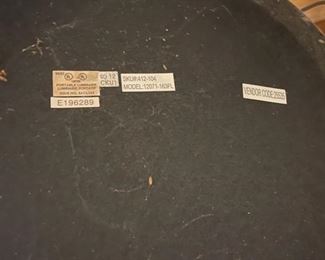 2pc Ornate Floor Lamps pair 62in H x 12in Diameter Base