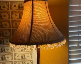 Vintage Berman Artisan Bronze Elephant Table Lamp - Black Rectangle Base 33in H Base:6.5 x 5in