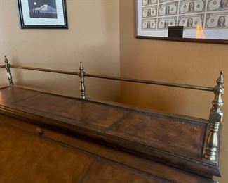 Thomasville Ernest Hemingway PaPa Writing Desk & Stool Collectors Set Desk: 55.5x44.25 x 26in Chair: 41” x 18” x 21” seat height: 31 HxWxD