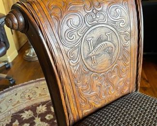 Thomasville Ernest Hemingway PaPa Writing Desk & Stool Collectors Set Desk: 55.5x44.25 x 26in Chair: 41” x 18” x 21” seat height: 31 HxWxD