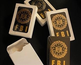 4pc FBI playing cards sealed in the package