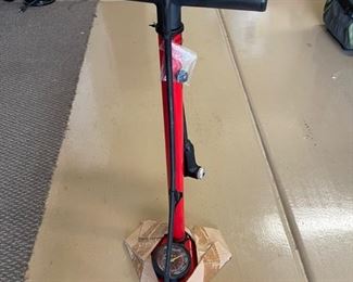 New Specialized Air Tool Mtb Floor Pump Red One Size 25.25in H