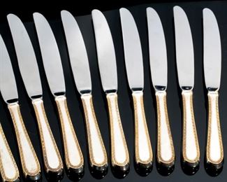 70pc Set S. Kirk & Son Golden Winslow Sterling Silver Flatware Set KIRK STIEFF 70pc