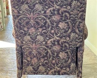 2pc La-Z-Boy Kimberly High Leg Reclining Chairs PAIR Fabric Recliners 40 x 31 x 34in HxWxD