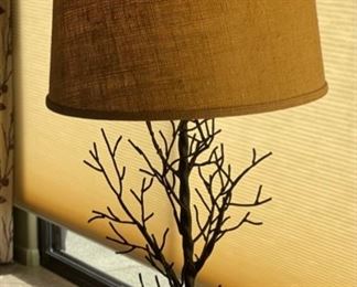 Currey & Company Midwinter Rustic Bronze Table Lamp 6017 Tree 30 x 16in