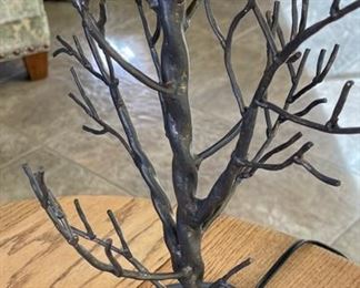 Currey & Company Midwinter Rustic Bronze Table Lamp 6017 Tree 30 x 16in