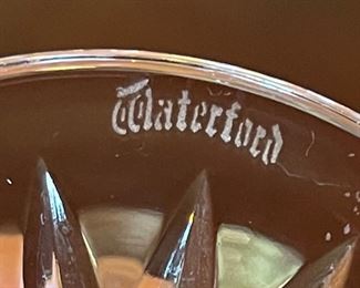 8pc Waterford Crystal Lismore Claret Wine Glasses 6oz 5.875 H x 3in Diameter