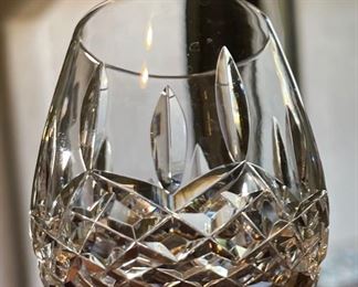 6pc Waterford Crystal Lismore Small Brandy Glasses 5oz Snifter 4.5in H x 2in Diameter