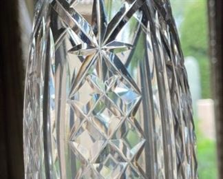 Waterford Crystal Bud Vase 10in H x 3in diameter