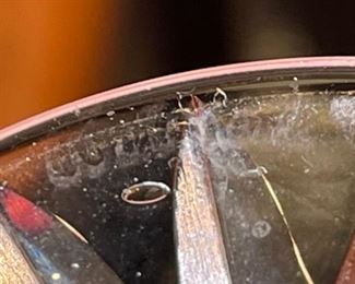 2pc Waterford Crystal Lismore Footed Salt & Pepper Shakers 6 inches high