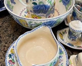 111pc Masons Plantation Colonial China Set Mason’s CARL FORSLUND Regency 111pc