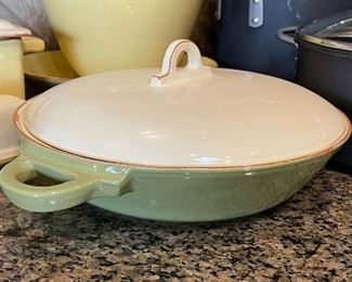 16pc Vietri Italy Yellow/Green China Set Partial 16pc